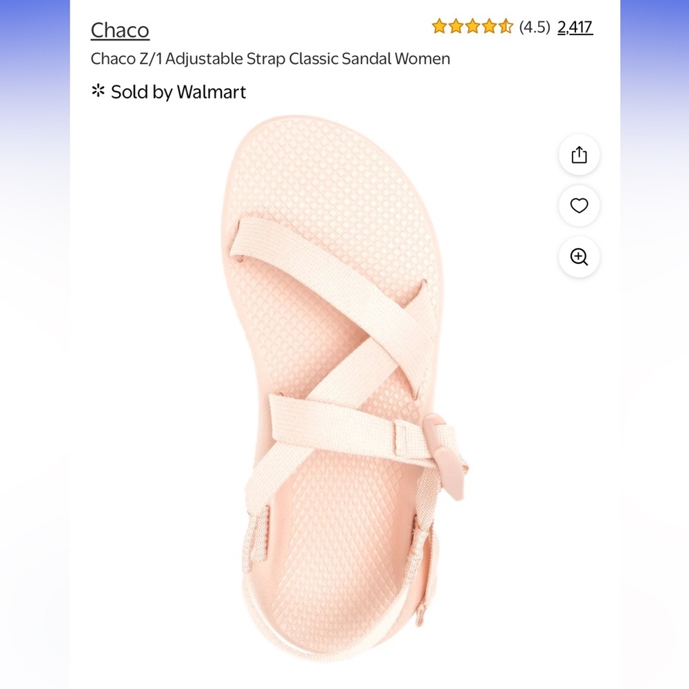 Chaco Women's desert rose  (peachy pink) Sport Sandals - Picture 8 of 15